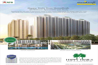 Book homes starting at Rs. 45 Lacs all inclusive at ATS Happy Trails in Greater Noida